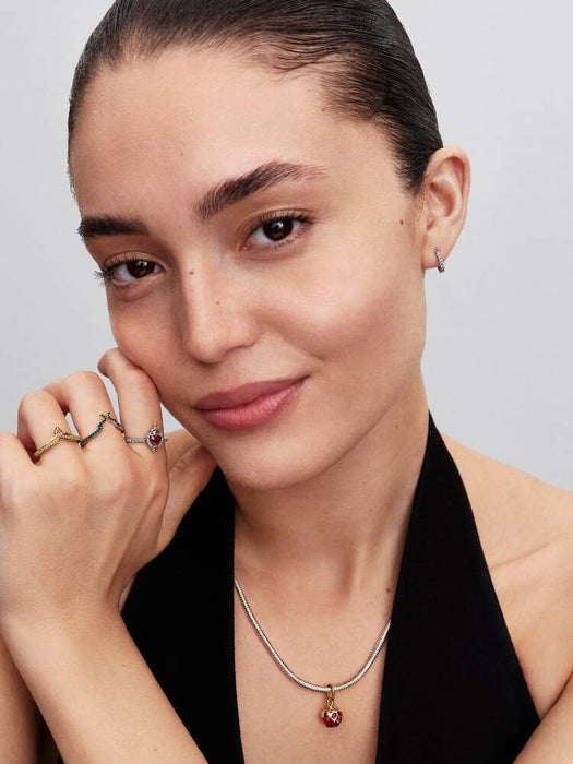 Pandora Disney Princess Aurora Tiara Ring 14k Gold Plating