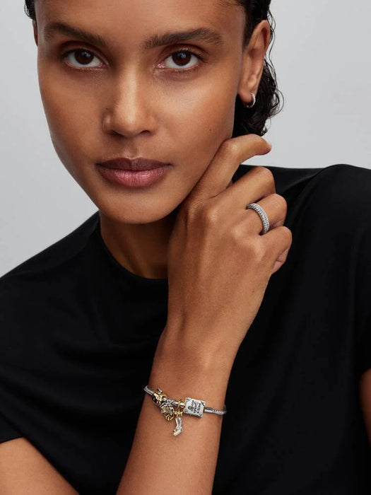 Pandora Disney Snow White Poison Apple Charm Sterling Silver And 14k Gold