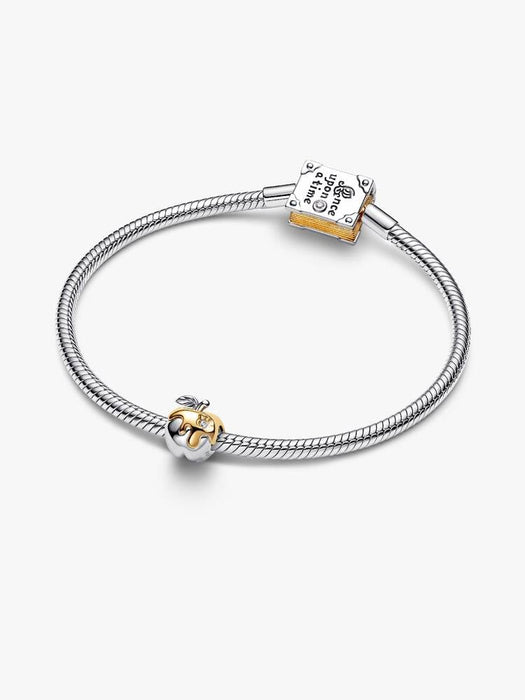 Pandora Disney Snow White Poison Apple Charm Sterling Silver And 14k Gold