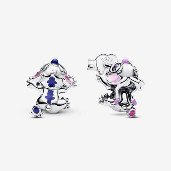 Pandora Disney Stitch & Angel Stud Earrings Sterling Silver