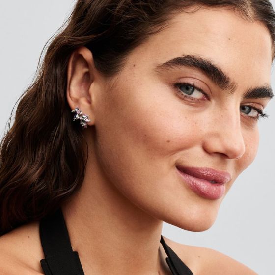 Pandora Disney Stitch & Angel Stud Earrings Sterling Silver