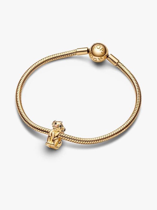 Pandora Disney The Lion King Simba Charm 14k Gold Plating