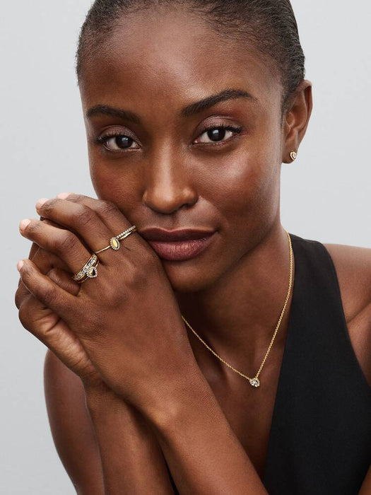 Pandora Double Band Ring 14k Gold Plating