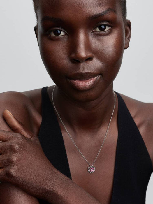 Pandora Double Flower Cocktail Ring Sterling Silver