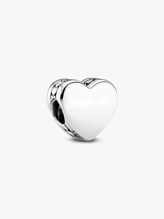 Pandora Engravable Heart Charm Sterling Silver