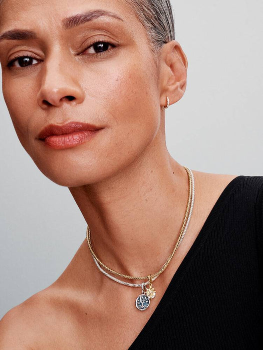 Pandora Engravable North Star Lab-grown Diamond Dangle Charm 14k Gold Plating And Sterling Silver