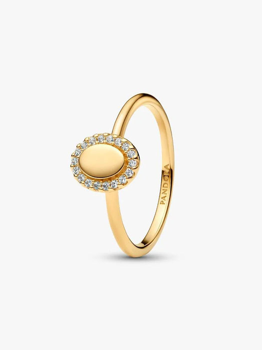 Pandora Engravable Ring 14k Gold Plating