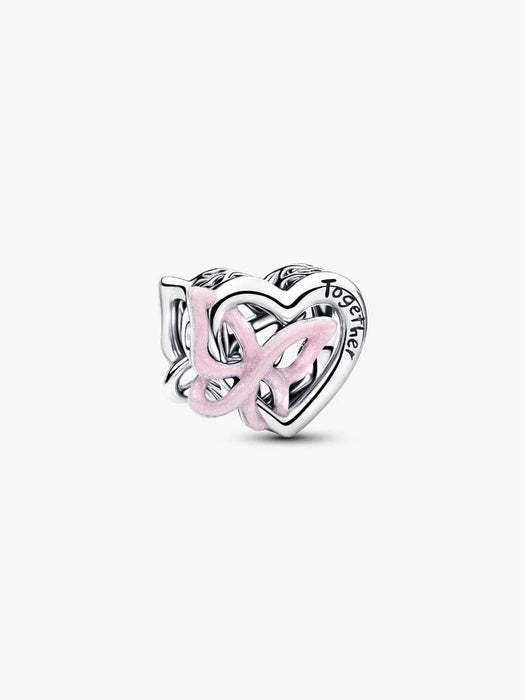 Pandora Entwined Heart & Butterfly Charm Sterling Silver