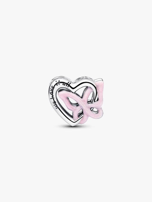 Pandora Entwined Heart & Butterfly Charm Sterling Silver