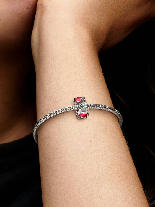 Pandora Festive Car & Christmas Tree Charm Sterling Silver
