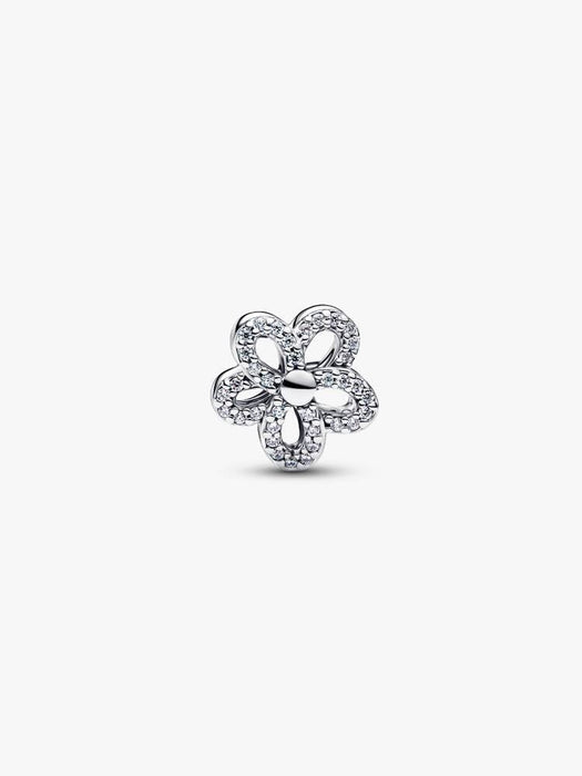 Pandora Flower Charm 14k Gold Plating And Sterling Silver