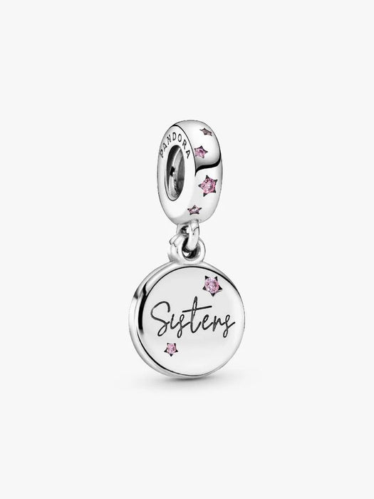 Pandora Forever Sisters Dangle Charm Sterling Silver