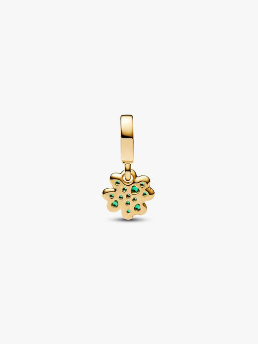 Pandora Four-leaf Clover Dangle Charm 14k Gold Plating
