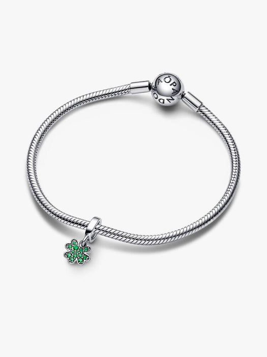 Pandora Four Leaf Clover Dangle Charm Sterling Silver
