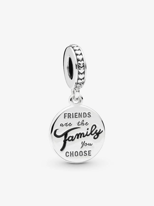 Pandora Friends Are Family Dangle Charm Sterling silver