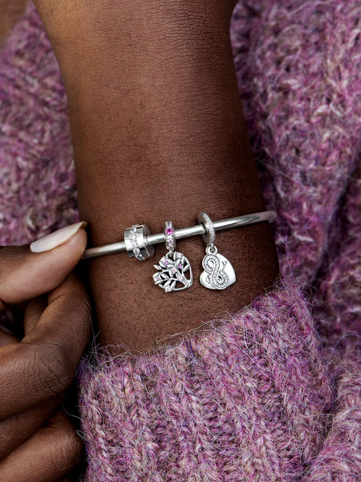 Pandora Clear Sparkling Row Clip Charm