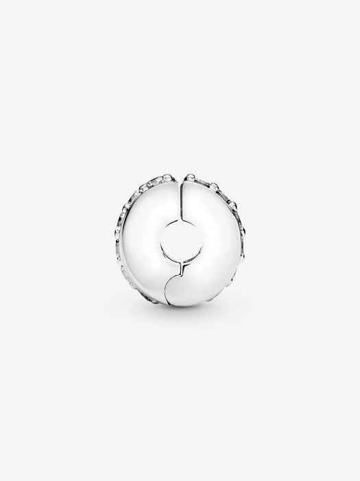 Pandora Clear Sparkling Row Clip Charm