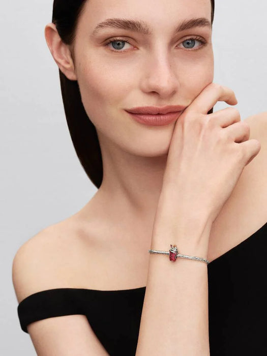 Pandora Gingerbread Drink Charm Sterling Silver