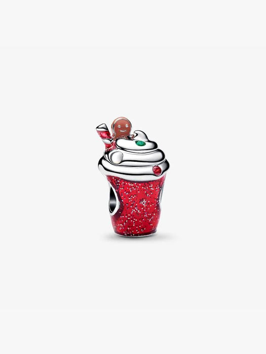 Pandora Gingerbread Drink Charm Sterling Silver