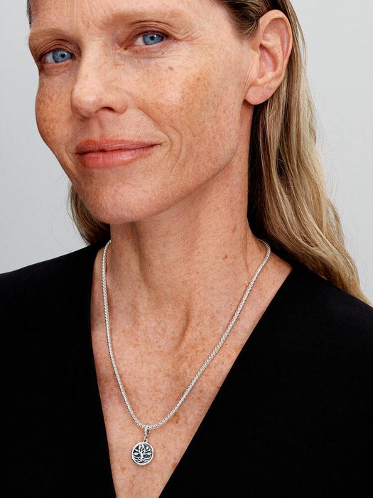 Pandora Glow-In-The-Dark Infinity Tree Double Dangle Charm Sterling Silver