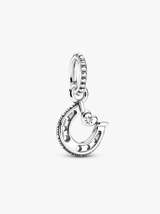 Pandora Good Luck Horseshoe Dangle Charm Sterling Silver