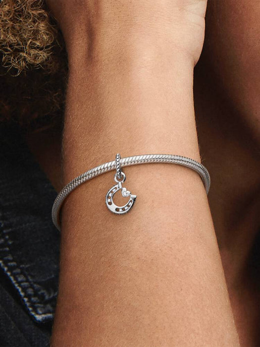 Pandora Good Luck Horseshoe Dangle Charm Sterling Silver