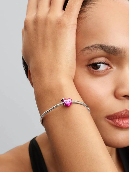 Pandora Graduation 2025 Heart Charm Sterling Silver