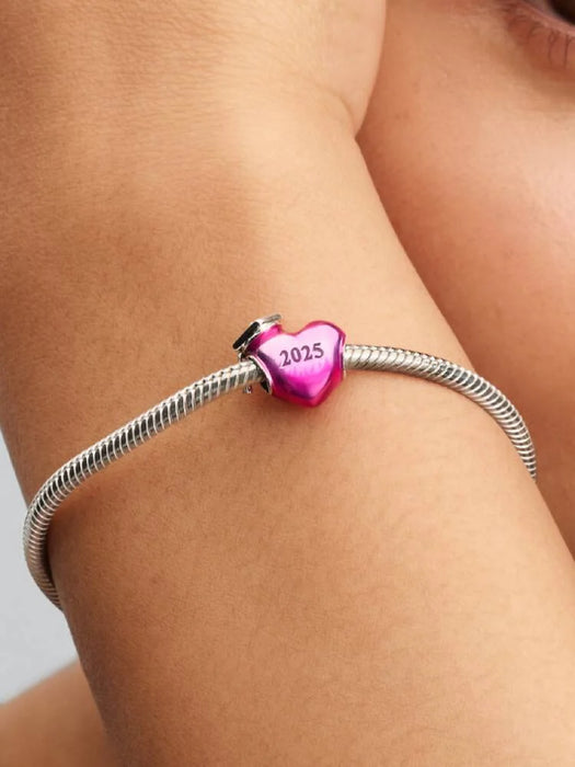Pandora Graduation 2025 Heart Charm Sterling Silver