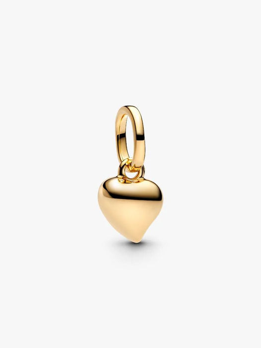 Pandora Heart Mini Dangle Charm 14k Gold Plating