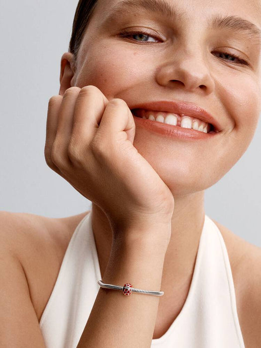 Pandora Hearts Round Clip Charm Sterling Silver