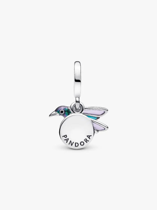 Pandora  Hummingbird Double Dangle Charm Sterling Silver