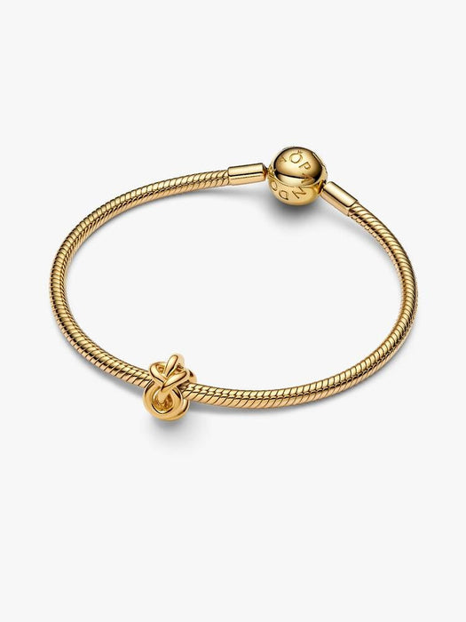 Pandora Infinity Knot Charm 14k Gold
