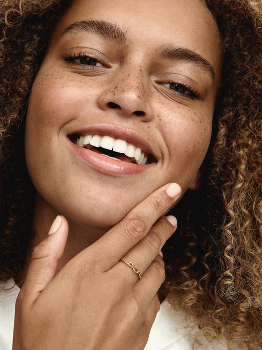 Pandora Infinity Knot Ring 14k Gold Plating