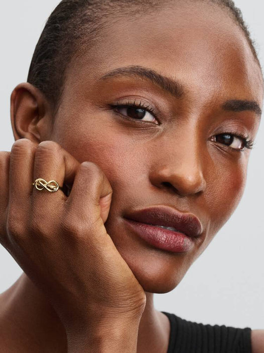 Pandora Infinity Knot Ring 14k Gold Plating