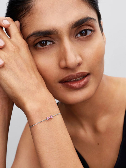 Pandora Bow Chain Bracelet Sterling Silver