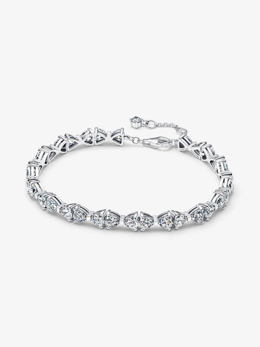 Pandora Bow Chain Bracelet Sterling Silver