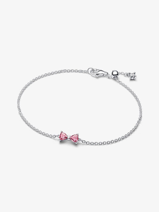 Pandora Bow Chain Bracelet Sterling Silver