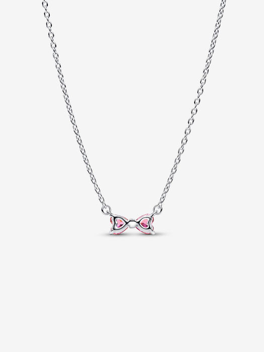 Pandora Bow Pendant Necklace Sterling Silver