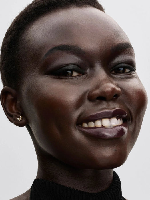 Pandora Butterfly Stud Earrings 14k Gold Plating