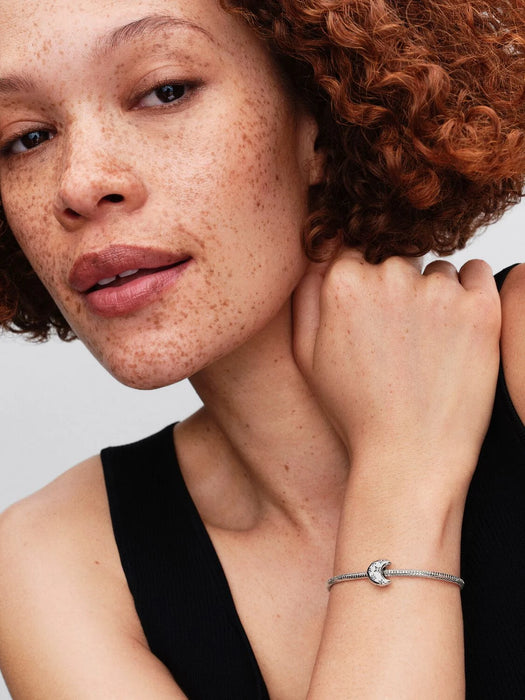 Pandora Crescent Moon Charm Sterling Silver