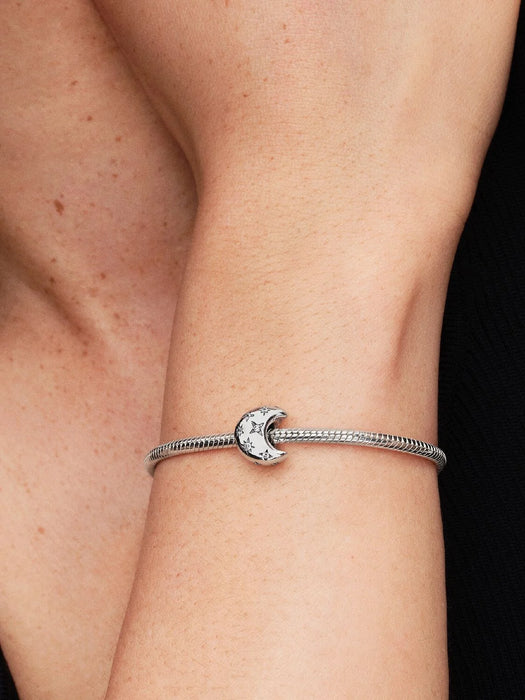 Pandora Crescent Moon Charm Sterling Silver