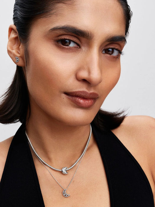 Pandora Crescent Moon Charm Sterling Silver