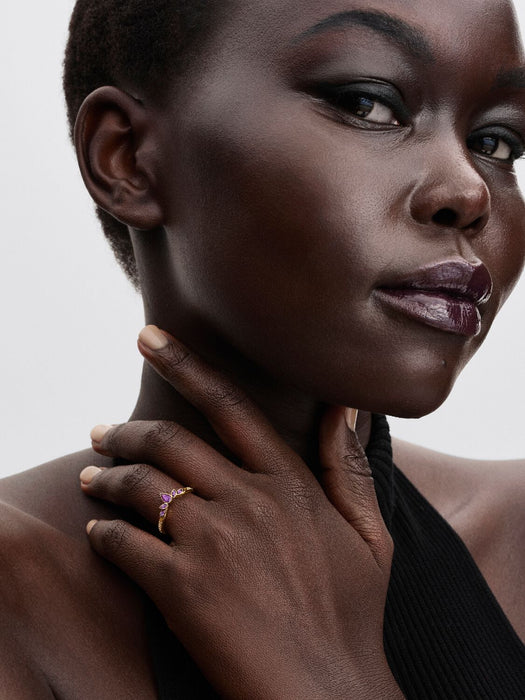 Pandora Disney Frozen Queen Anna Tiara Ring 14k Gold Plating