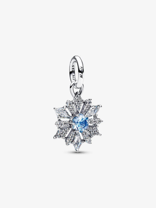 Pandora Disney Frozen Queen Elsa Snowflake Dangle Charm Sterling Silver