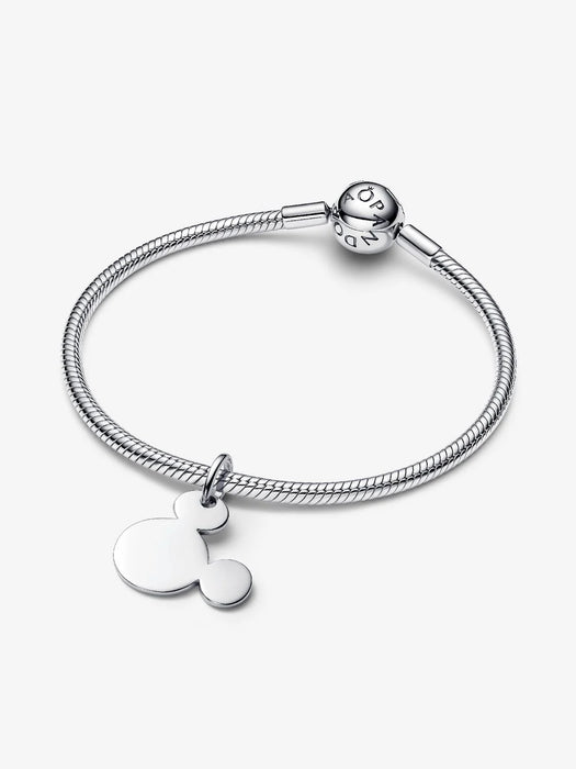 Pandora Disney Mickey Mouse Engravable Dangle Charm Sterling Silver