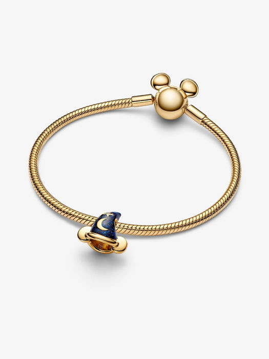 Pandora Disney Mickey Mouse Sorcerer's Hat Charm 14k Gold Plating