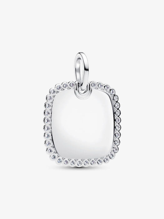 Pandora Engravable Square Tag Pendant