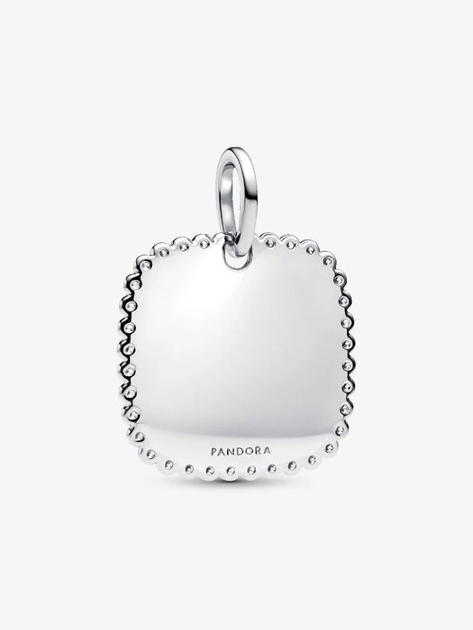 Pandora Engravable Square Tag Pendant