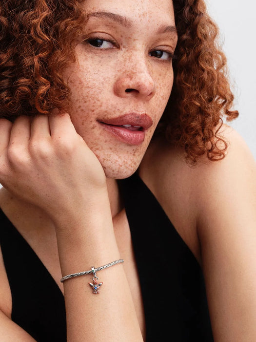 Pandora Gingerbread Angel Dangle Charm Sterling Silver