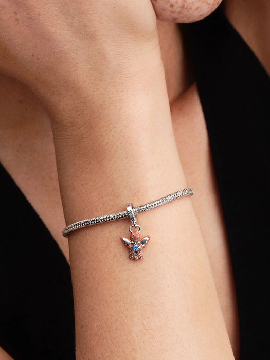 Pandora Gingerbread Angel Dangle Charm Sterling Silver